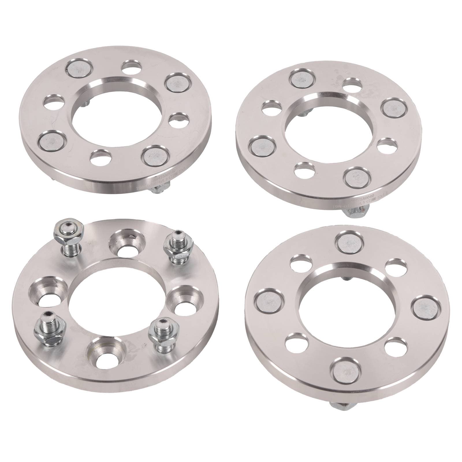 4PCS 4x100 to 4x114.3/ 4x4.5 Wheel Adapters 15mm For Toyota Corolla Honda Civic