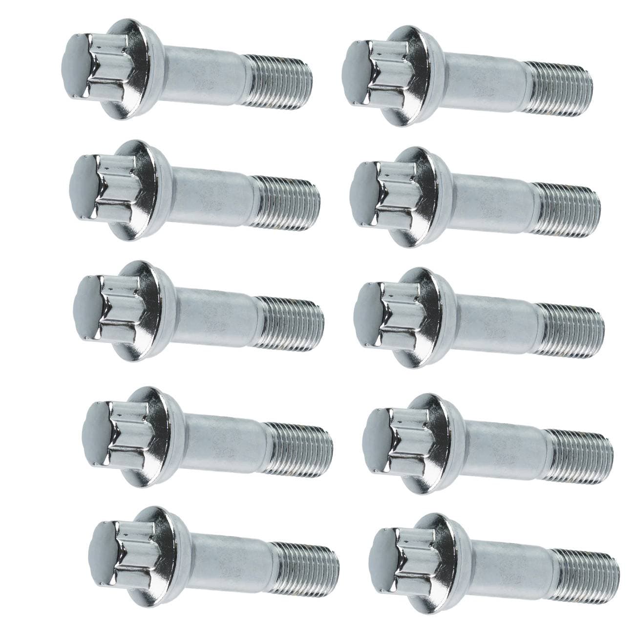 10PC STAINLESS STEEL Wheel Lug Bolt 2 5/8" fit Mercedes W164 W166 X204 W221 C216