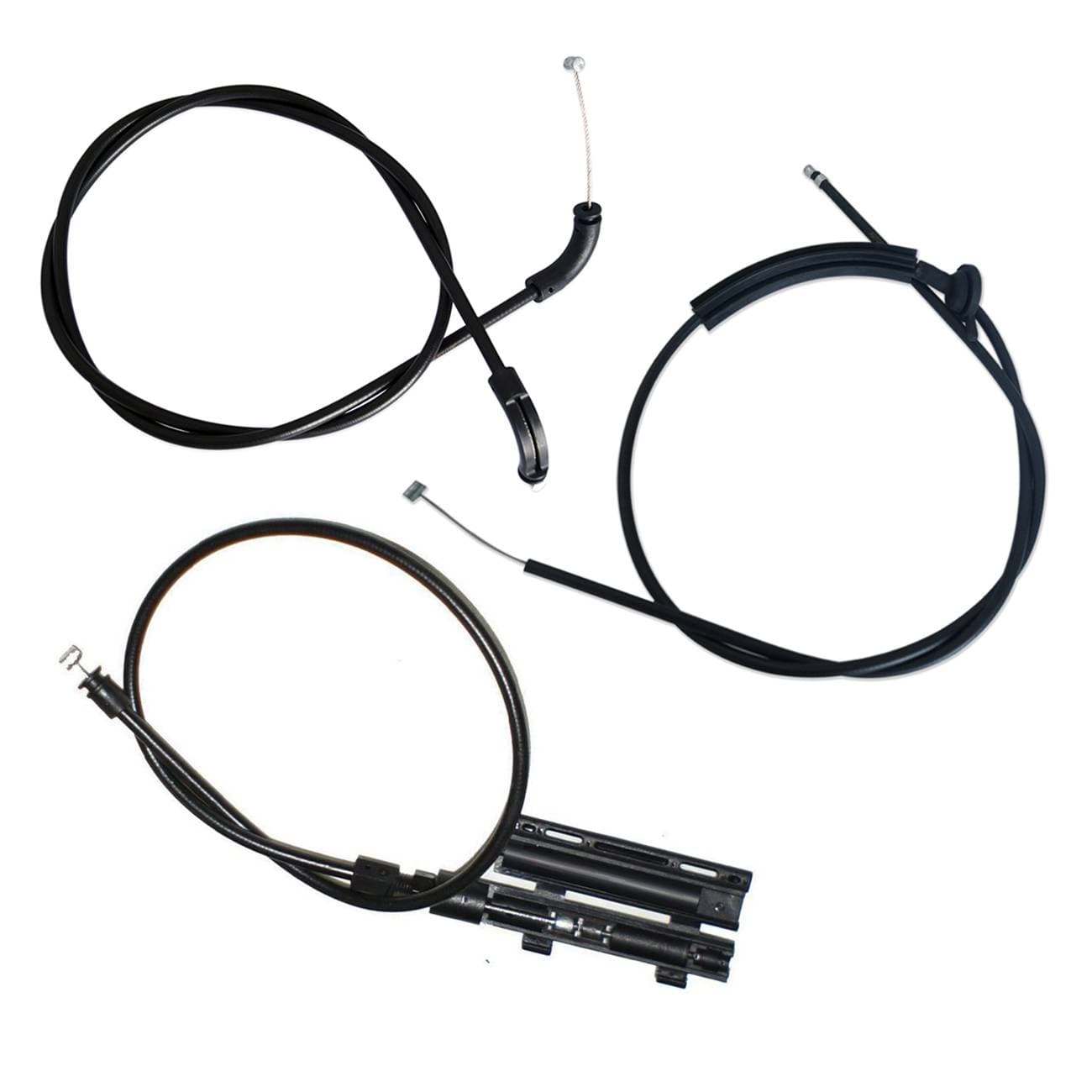 3PCS Engine Hood Release Cable Bowden Cable Kit FOR BMW E65 E66 7er 51237197474