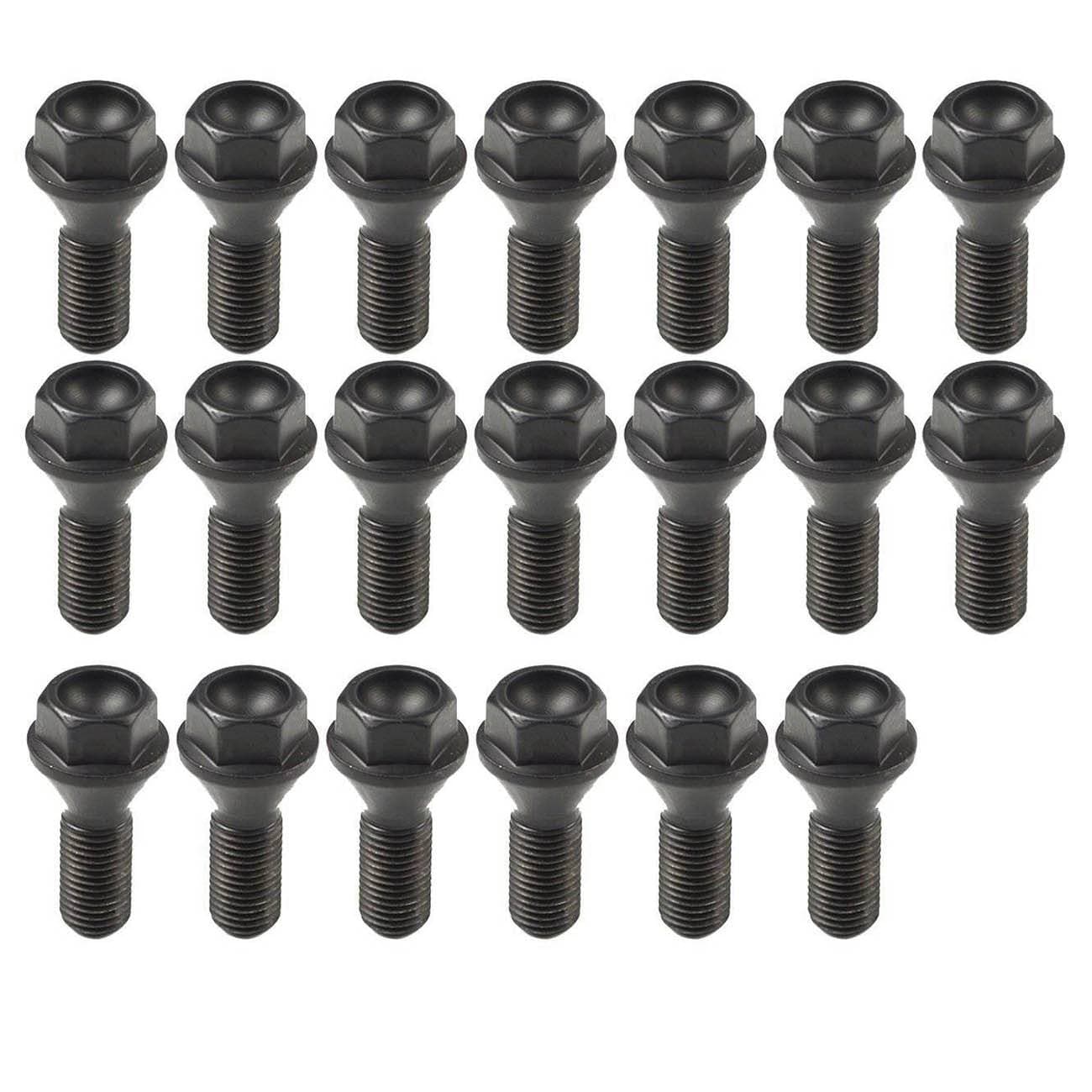 20PCS Wheel Lug Bolt Nuts 12 x 1.5mm for BMW E46 325 E90 E39 E60 E53 36136781150