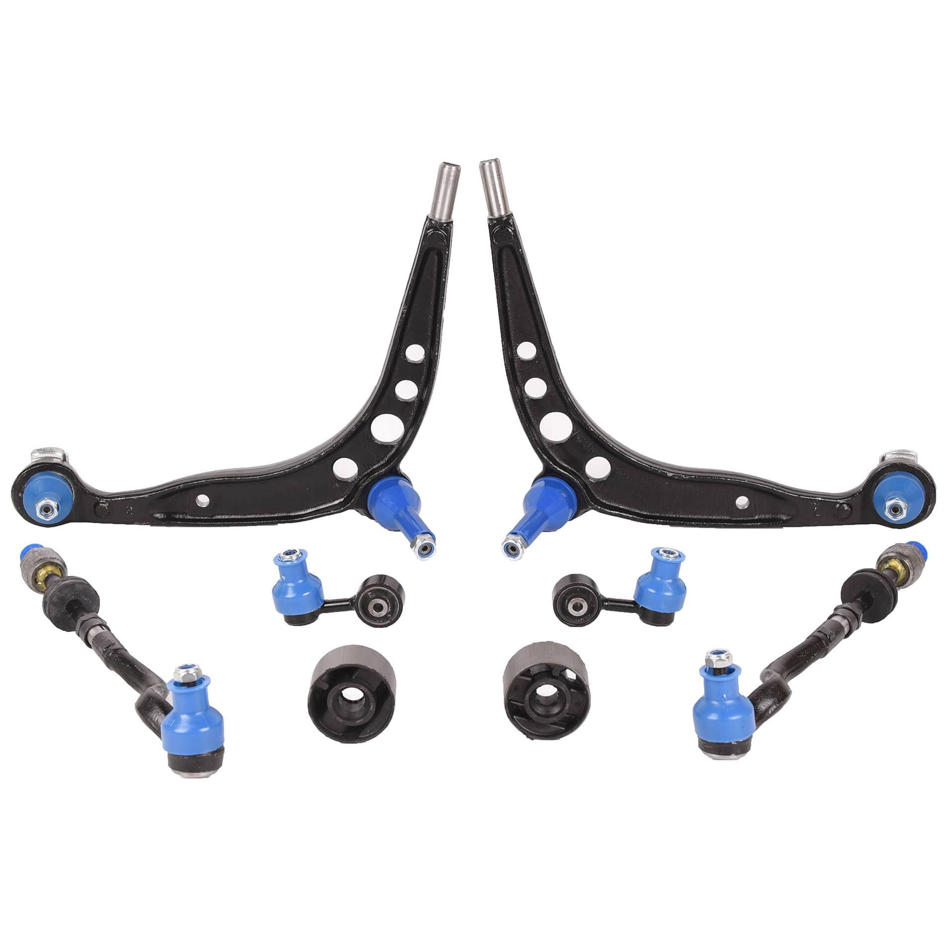 8Pcs For BMW E36 318i Z3 Lower Control Arm Tie Rods Sway Bar Links Bushings