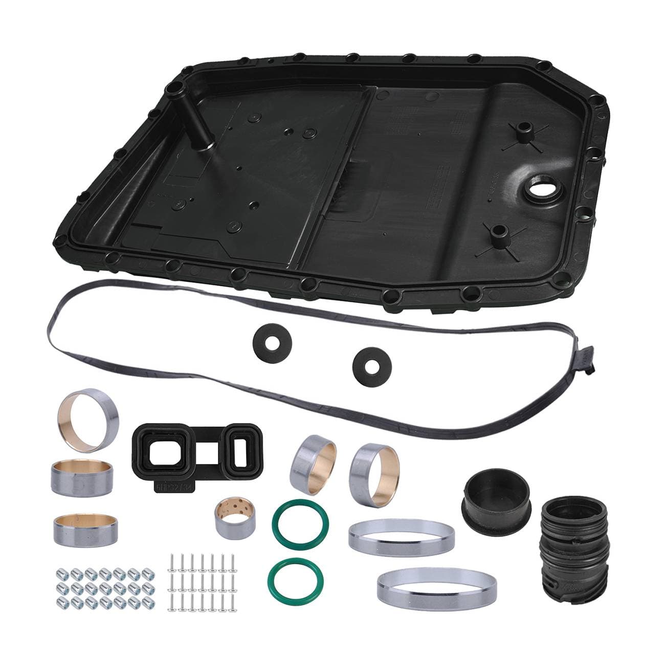 66PC Transmission Oil Pan+Seal Sleeve&Adapter+Bushing Repair Kit for BMW E90 E60