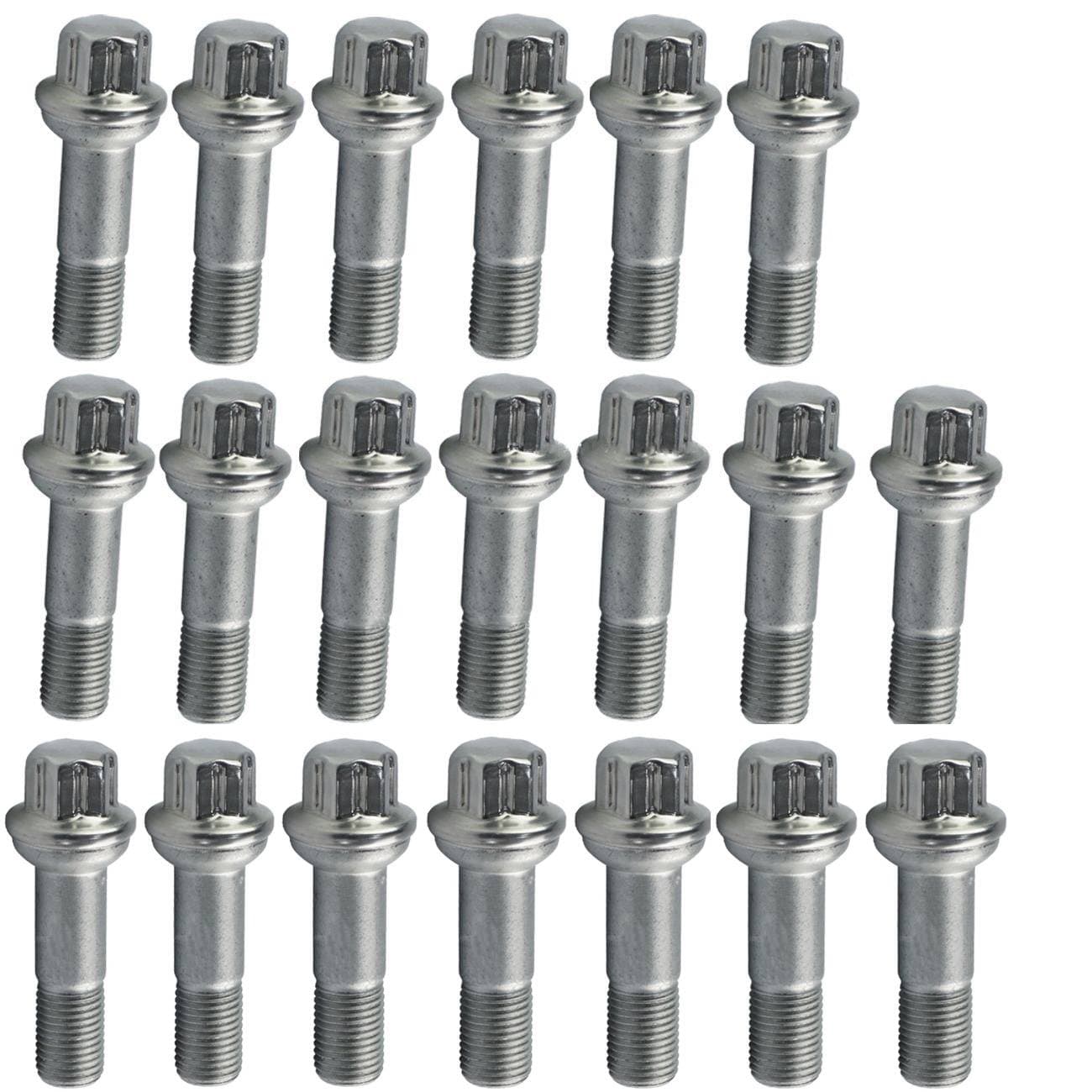 20PC STAINLESS STEEL Wheel Lug Bolt 2 5/8" fit Mercedes W164 W166 X204 W221 C216