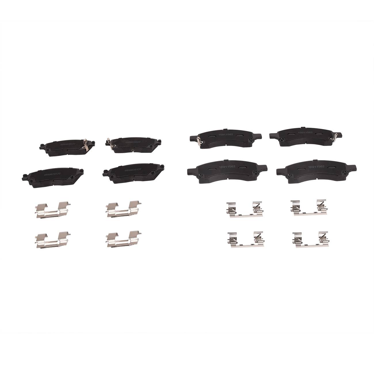 Ceramic Brake Pads For Buick Enclave Chevy Traverse Acadia Front Rear Left Right