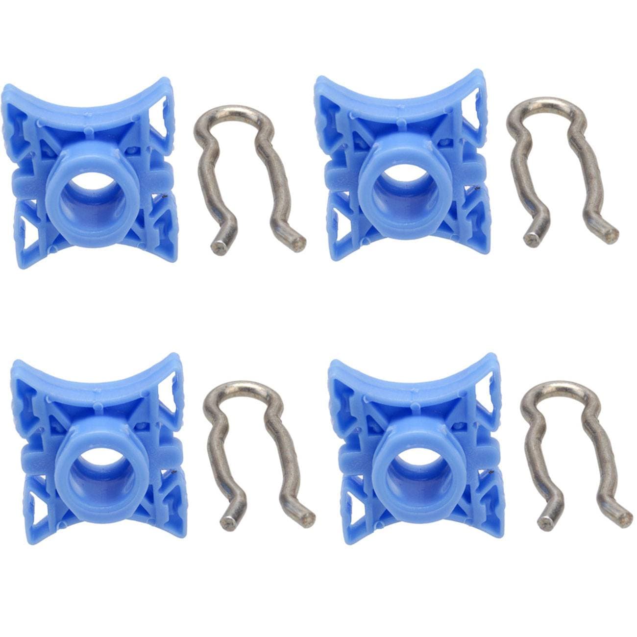 Set of 4 Front Window Regulator Roller Sliding Block Pivot for Volvo S60 S80 V70