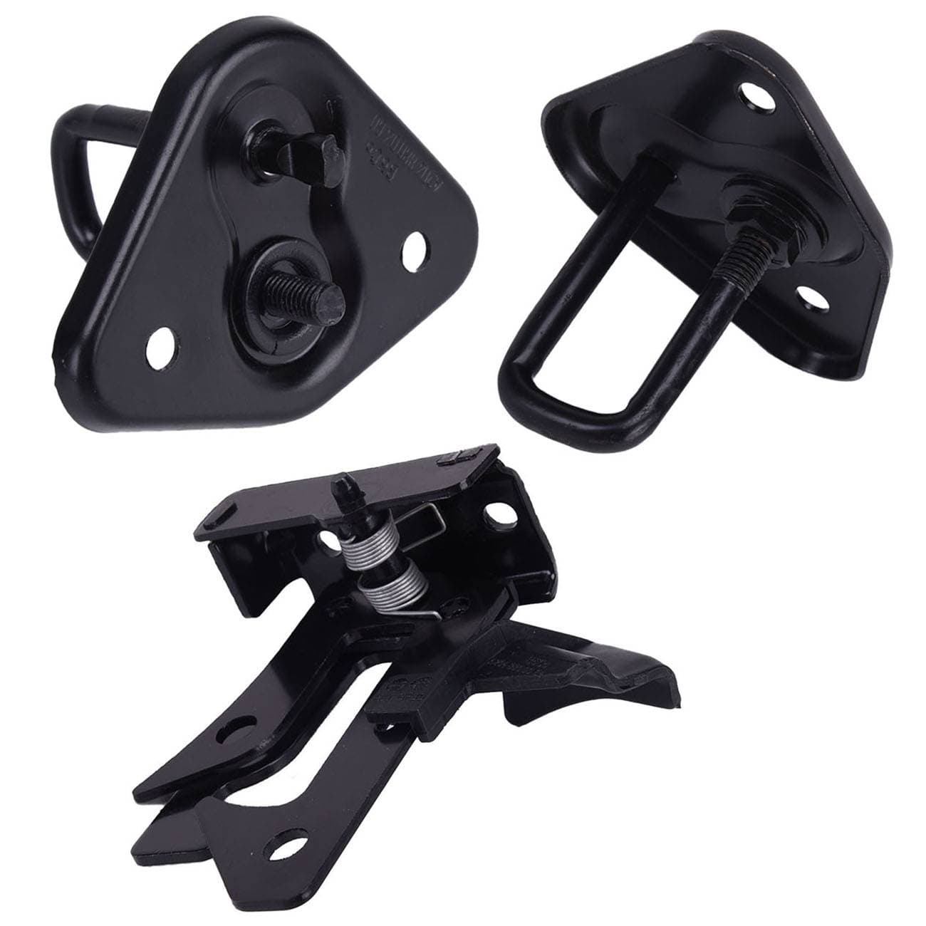 3 PCS FOR Mercedes Benz W201 W204 Hood Safety Catch Latch Lock Kit 2048800064