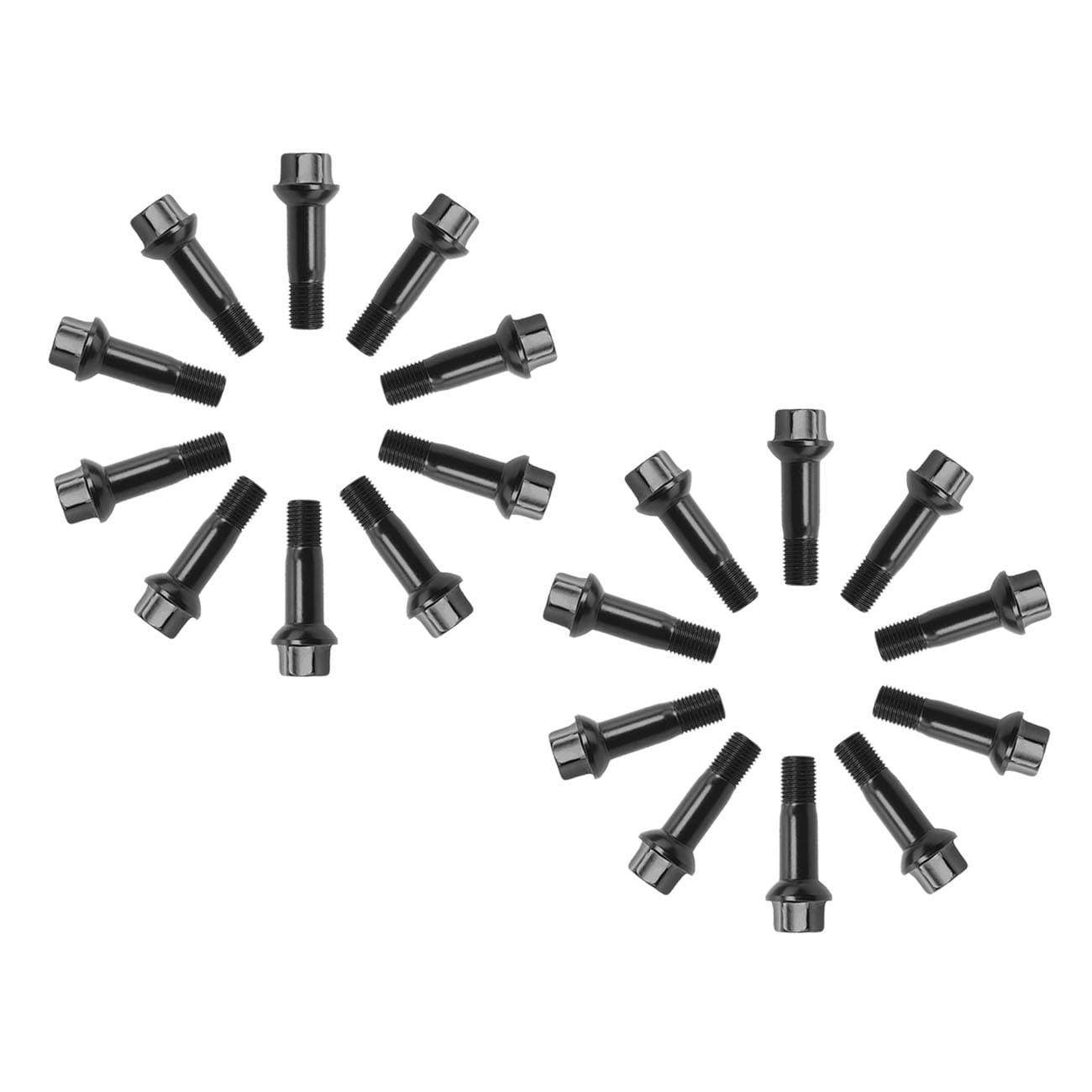 20 PCS Wheel Lug Bolts Nuts Kit for Mercedes Benz S500 GLK350 S550 CL500 GL450