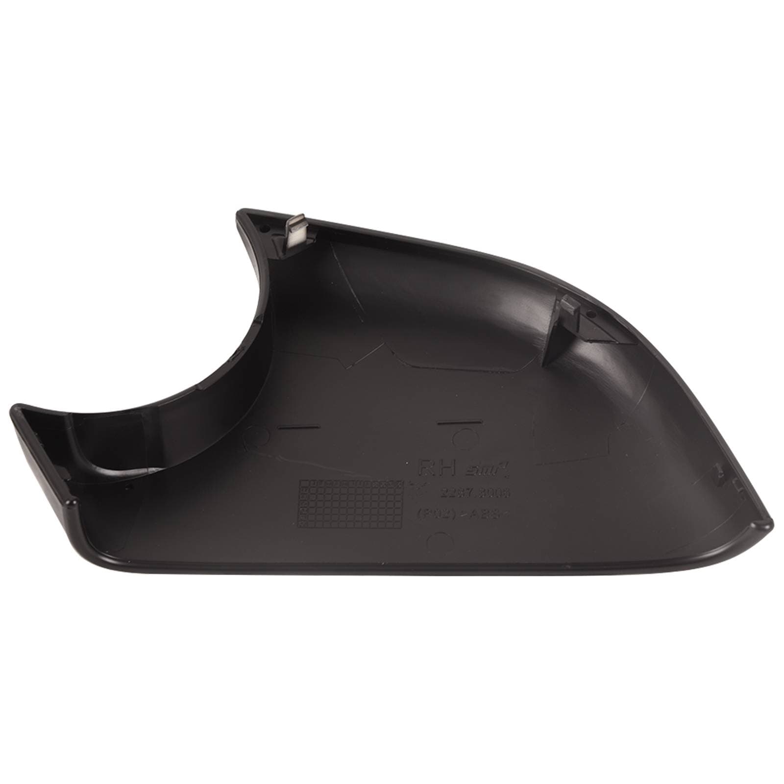Right Side Door Mirror Lower Holder Cover Black ABS Fits Tesla Model 3 2017-2022