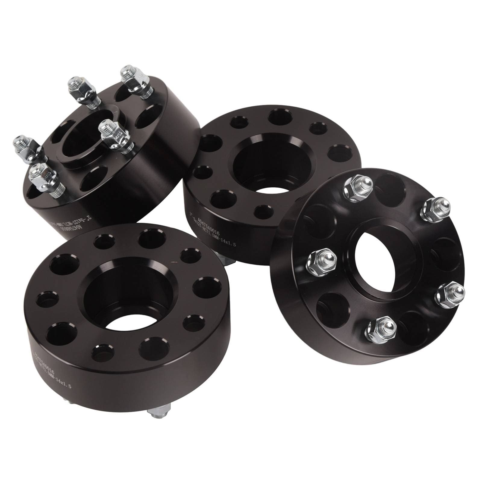 4x 2" Thick 5x5" Wheel Adapter Spacers M14x1.5 For Dodge Durango Jeep Wrangler