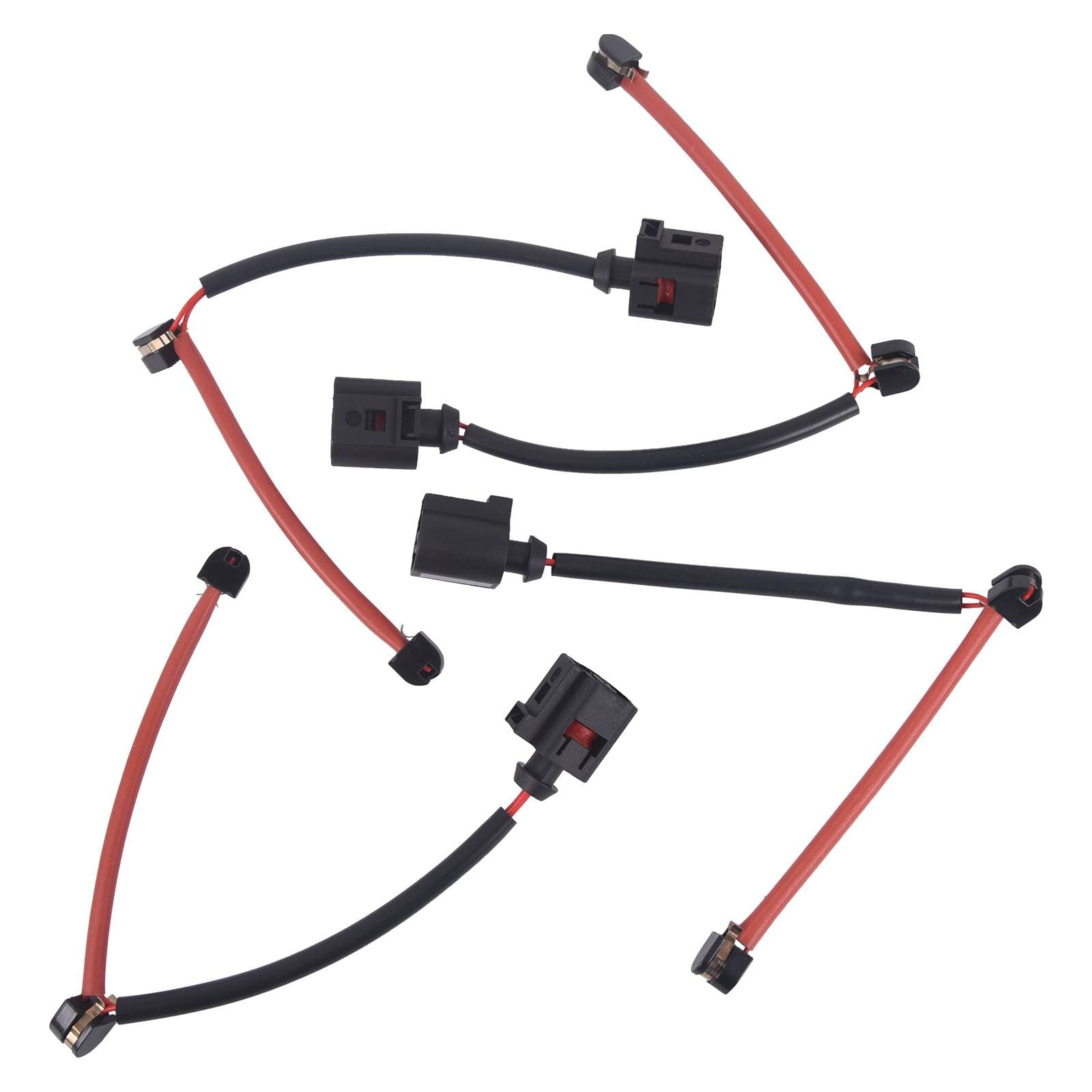 Fits Porsche Cayenne Audi Q7 VW Touareg 4Pcs Rear LH & RH Brake Pad Wear Sensor