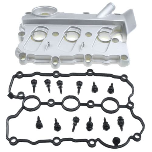 Left Engine Valve Cover w/Gasket Fits Audi A4 A6 Quattro V6 3.2L 2005-2011