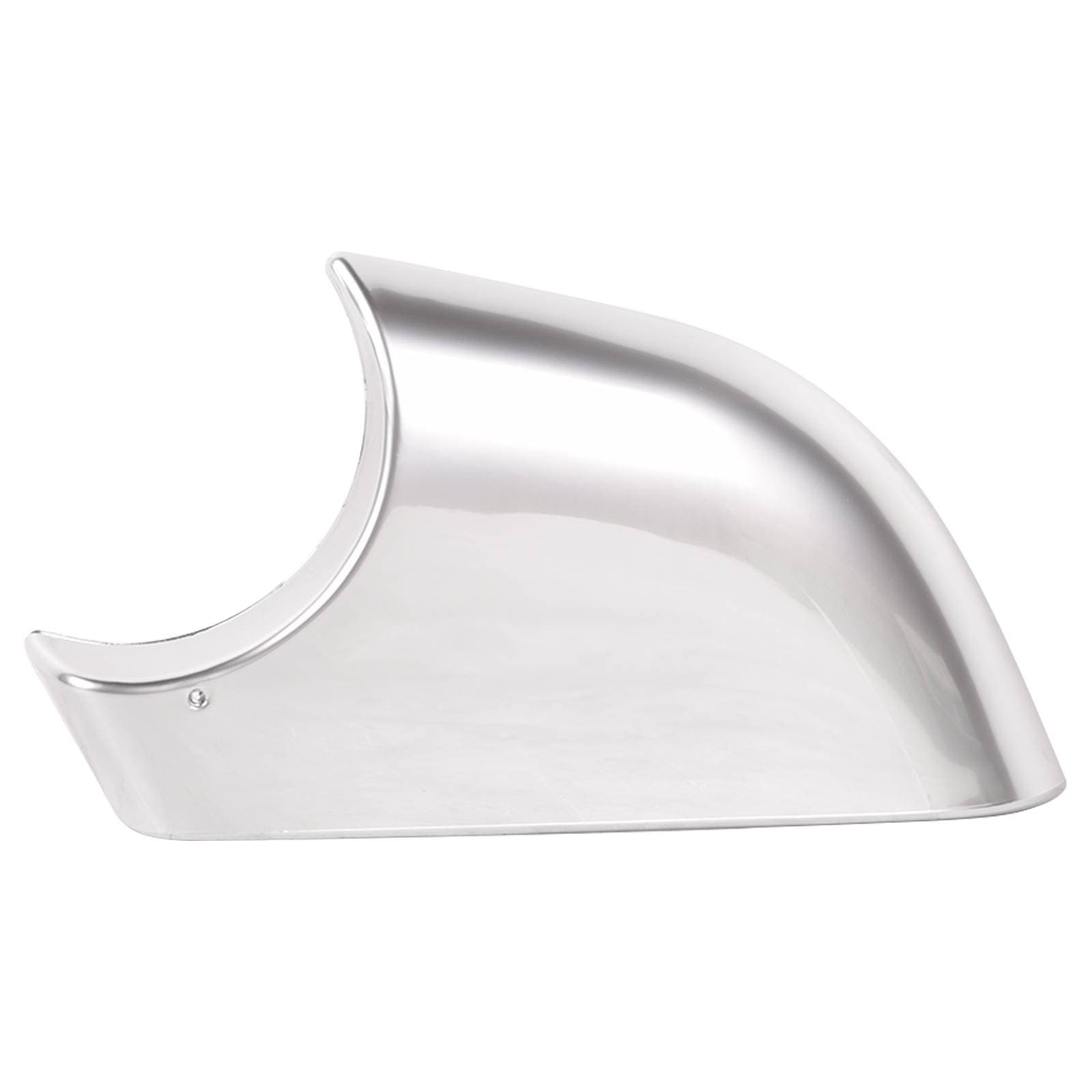 Left Driver Side Mirror Cover Lower Holder Chrome For 2017-2022 Tesla Model 3