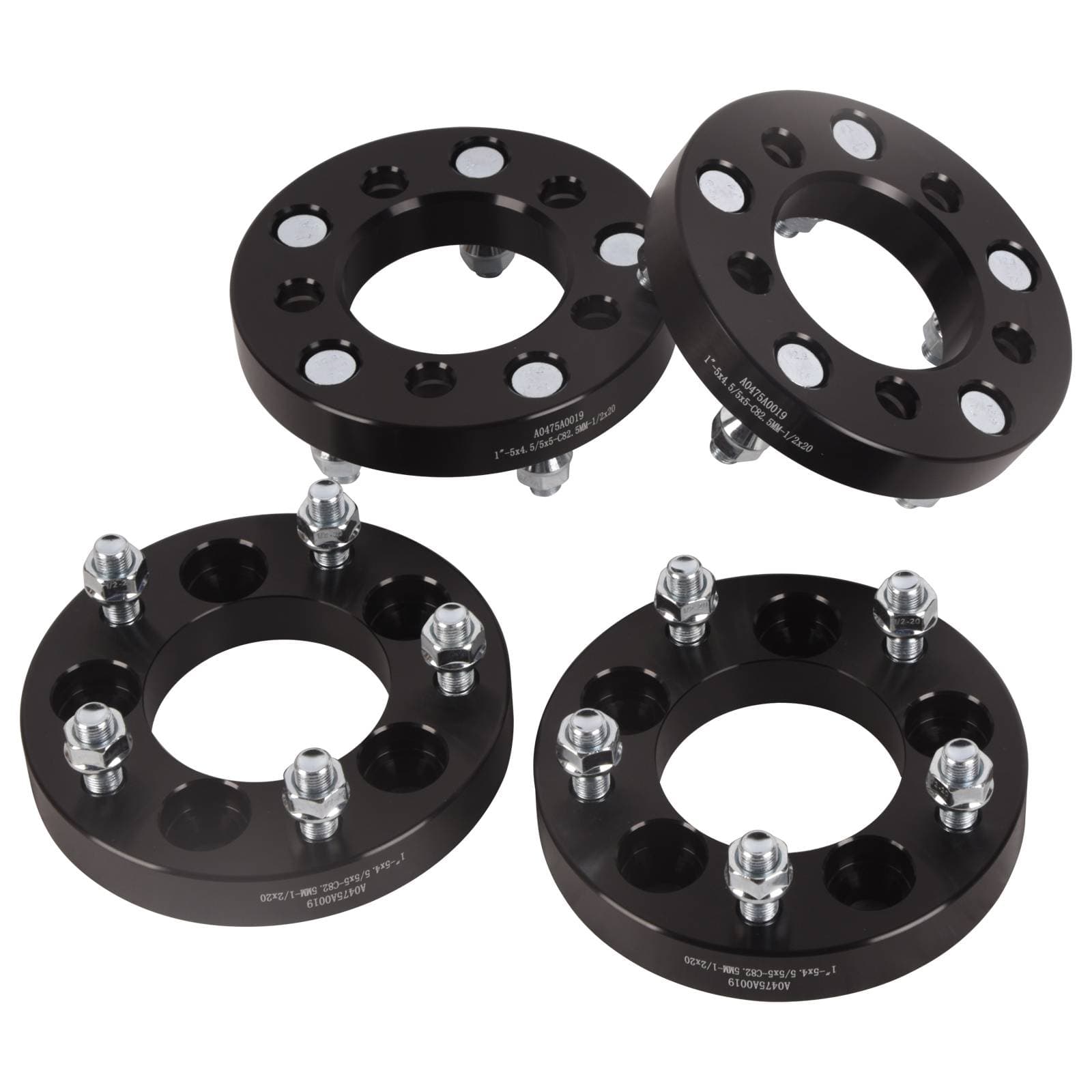 4Pcs 1" 5x4.5" to 5x5" Wheel Adapter Spacer Fits Jeep JK WHEELS ON TJ YJ SJ XJ