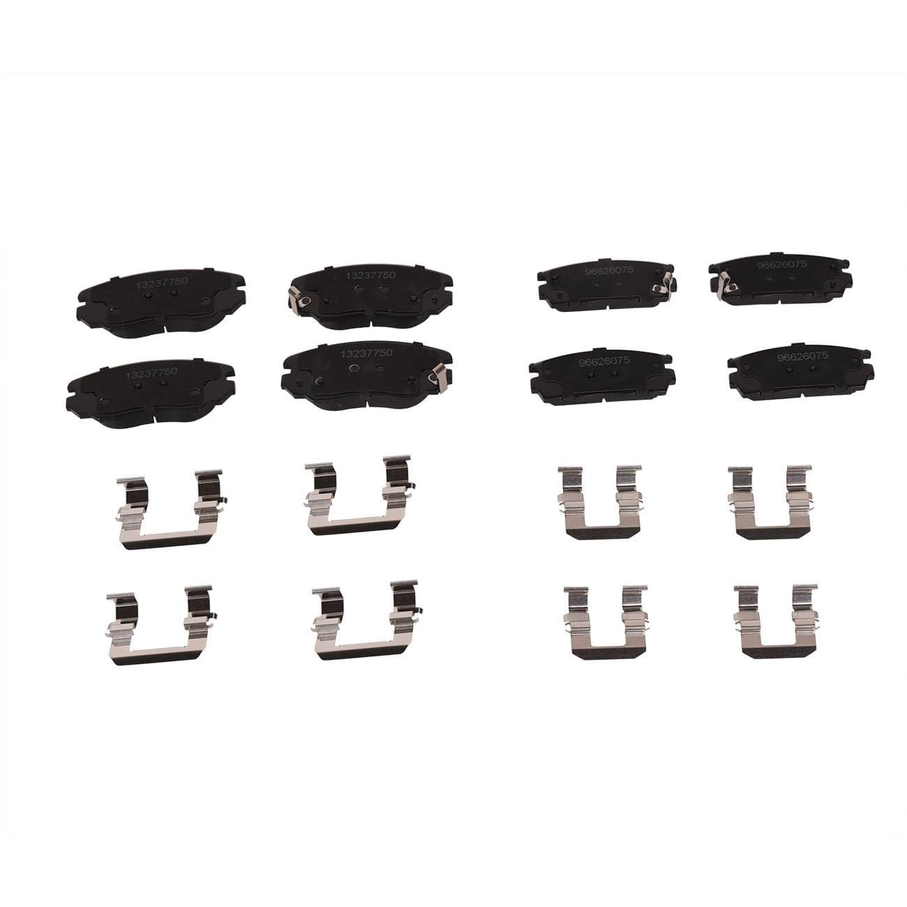 8Pcs Ceramic Brake Pads Front & Rear Fits Chevy Equinox GMC Terrain 2010-2017