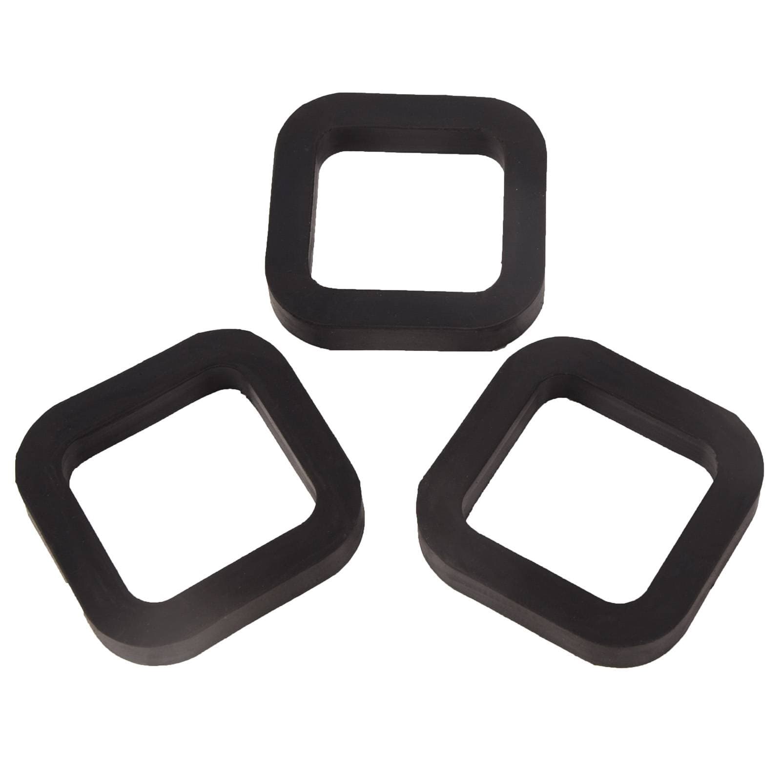 3PCS 2 Inch Reduce Noise Cushion Fit 2" Trailer Hitch Receiver Silencer Pad