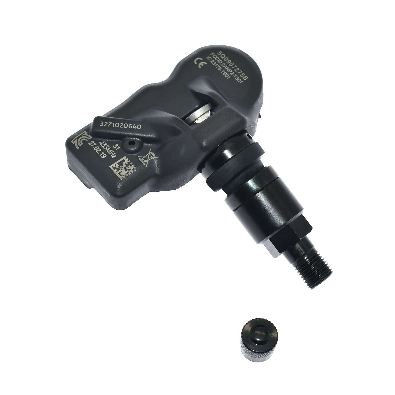 TPMS Tire Pressure Monitoring Sensor 5Q0907275BBlack