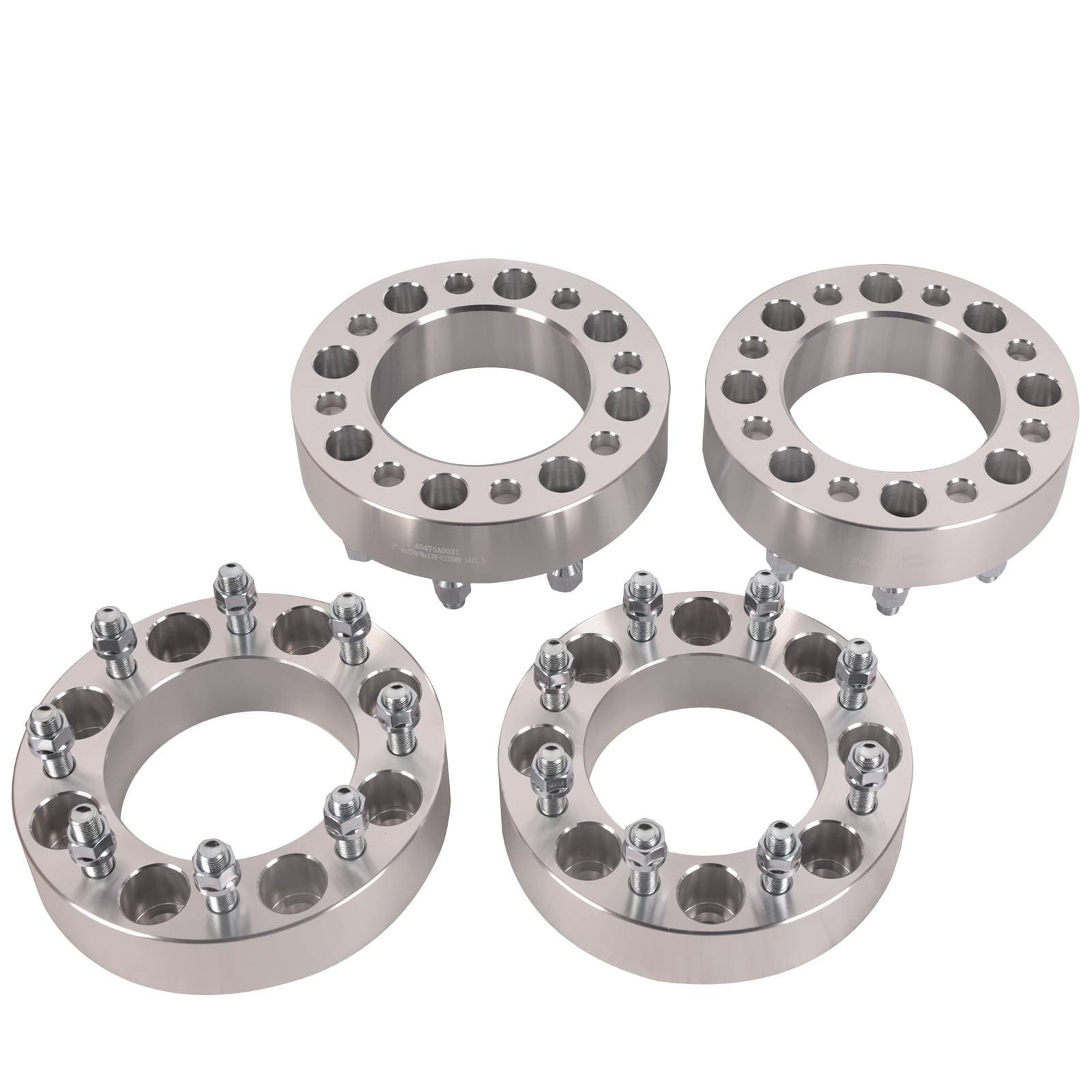 (4) 2" Wheel Spacers 8 Lug Adapter 8x170 for Ford F250 F350 Super Duty Excursion