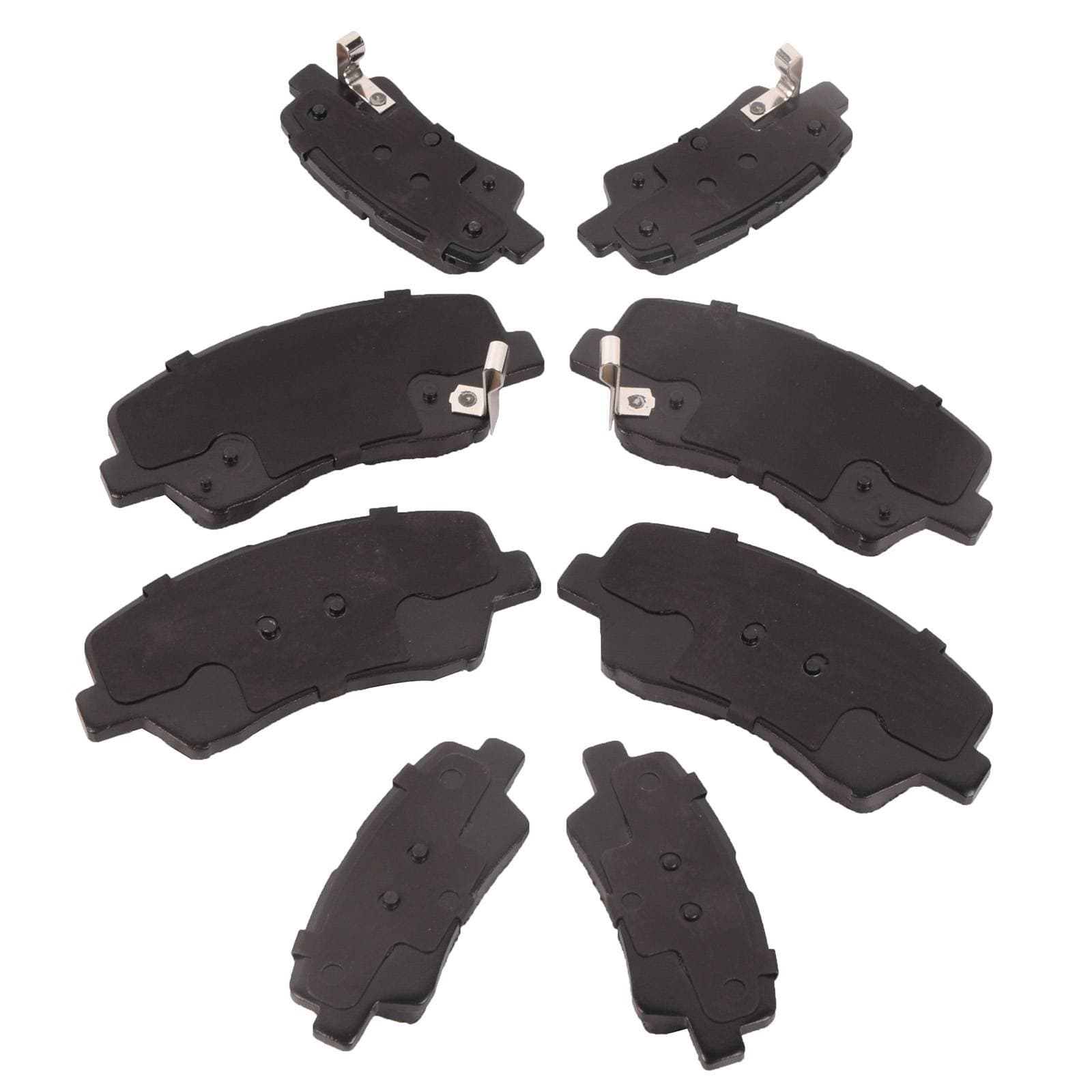 Front & Rear Brake Pads For 2013 - 2016 Hyundai Veloster Elantra D1544 D1543